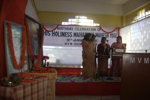 Birthday Celebration Of Holiness Maharishi Mahesh Yogi From MVM Silchar